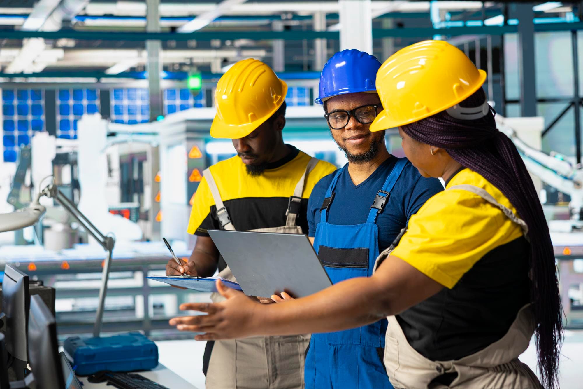 Mining solutions featuring African professionals