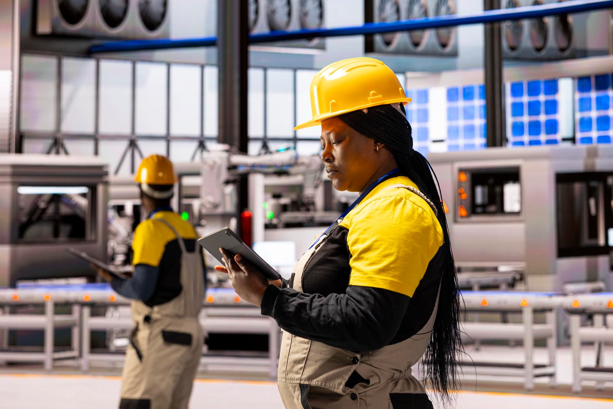 Energy solutions featuring African professionals